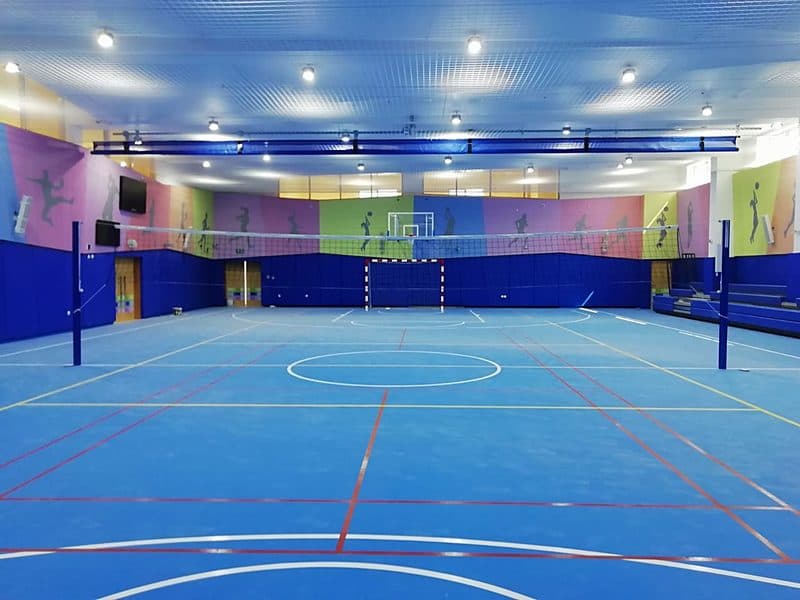 Retail corridor interior