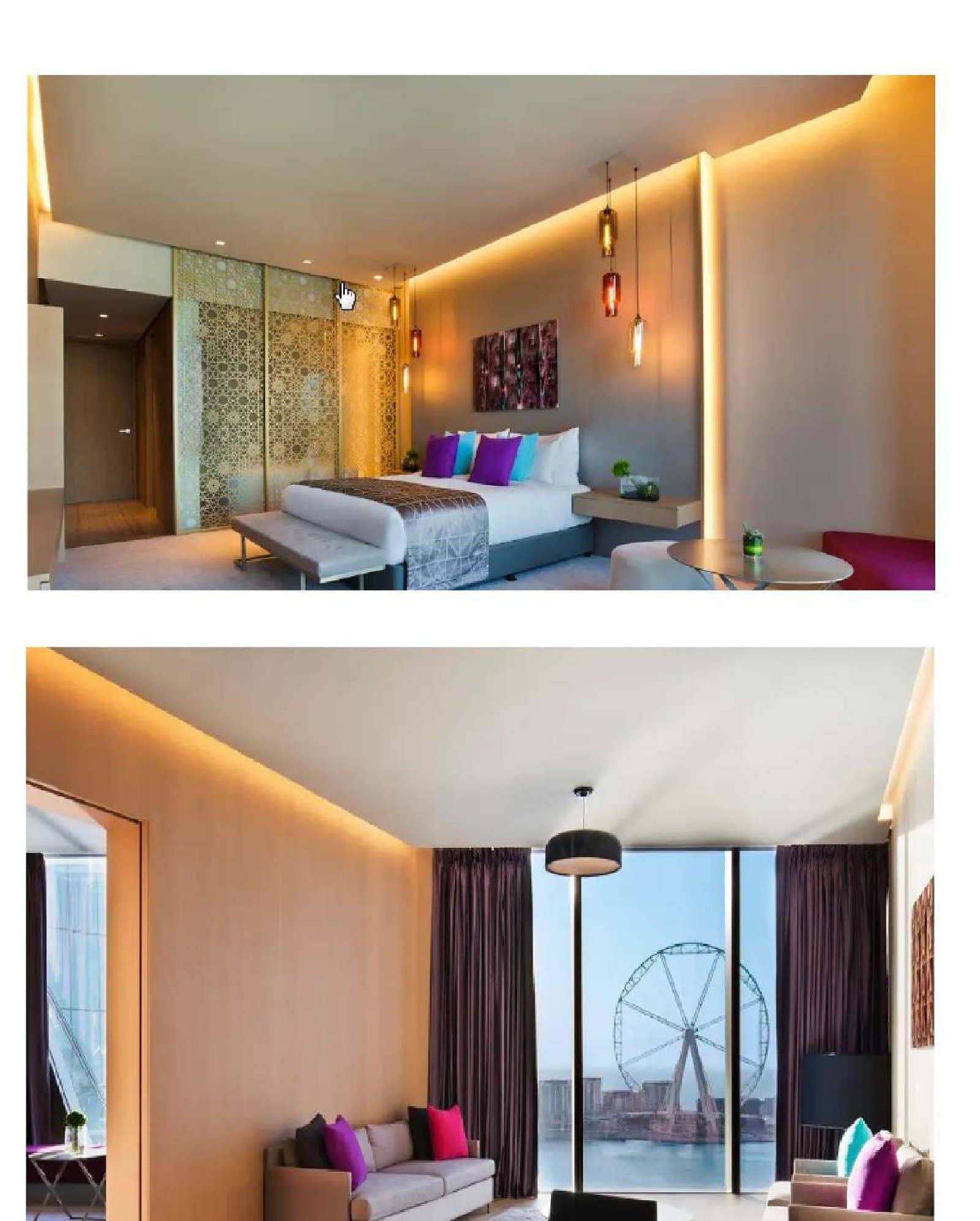 Rixos Premium Dubai JBR — guest suite with city view