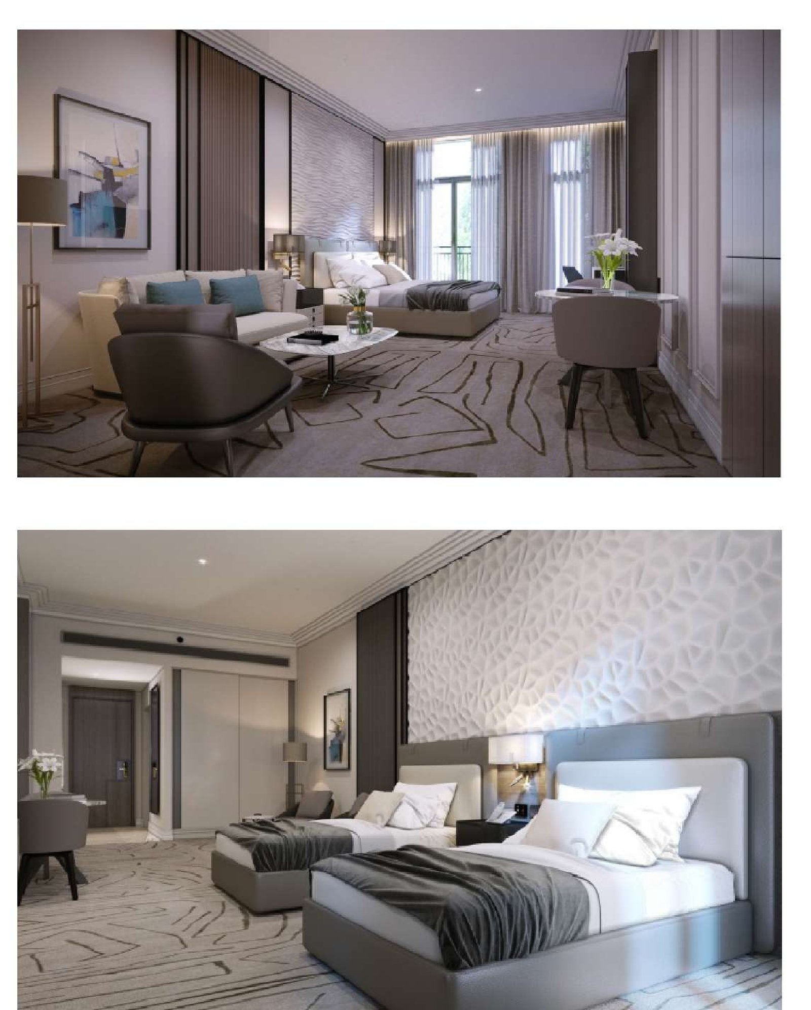 Suite living area
